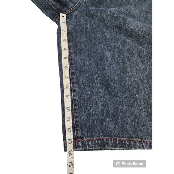 Coogi Australia Shorts Mermaid Hip Hop Baggy Embroidered Streetwear Denim Men 42 - Picture 7 of 15